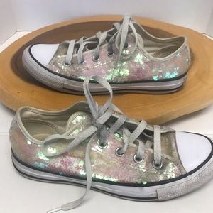 mermaid sequin converse